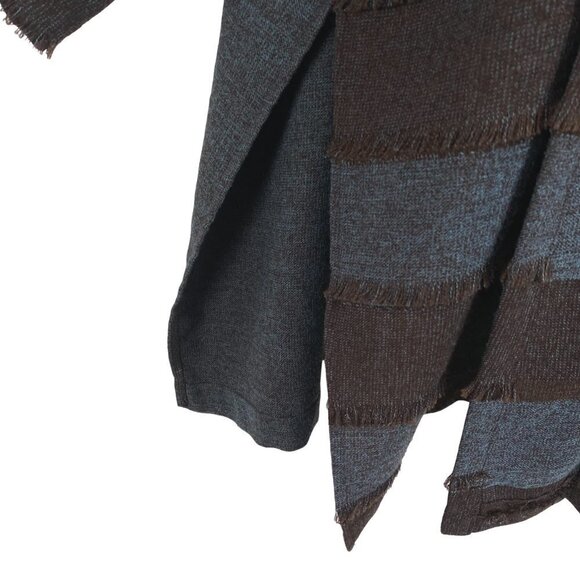 IC By‎ Connie K Open Cardigan Kimono Small Oversized Lagenlook Striped - Picture 5 of 9